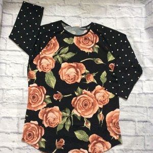 Beautiful Rose Print Randy Large NWT
